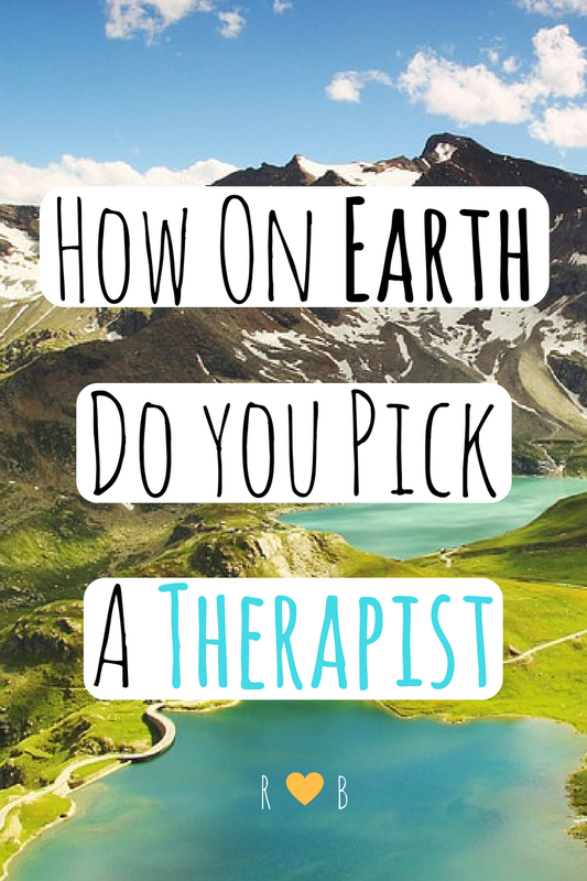 How to pick a therapist or counselor
